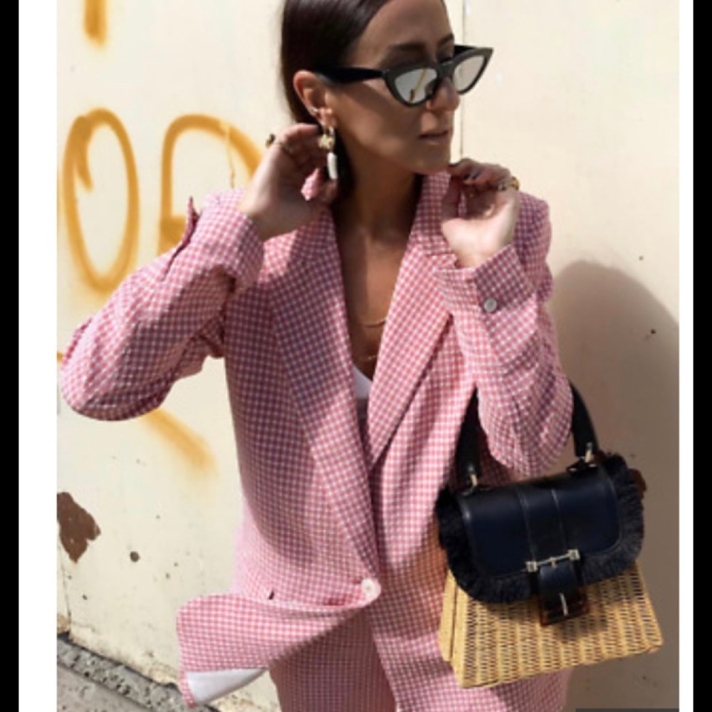 Zara gingham blazer - Picture 4 of 7